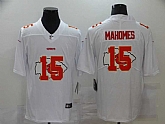 Nike Chiefs 15 Patrick Mahomes White Shadow Logo Limited Jersey,baseball caps,new era cap wholesale,wholesale hats